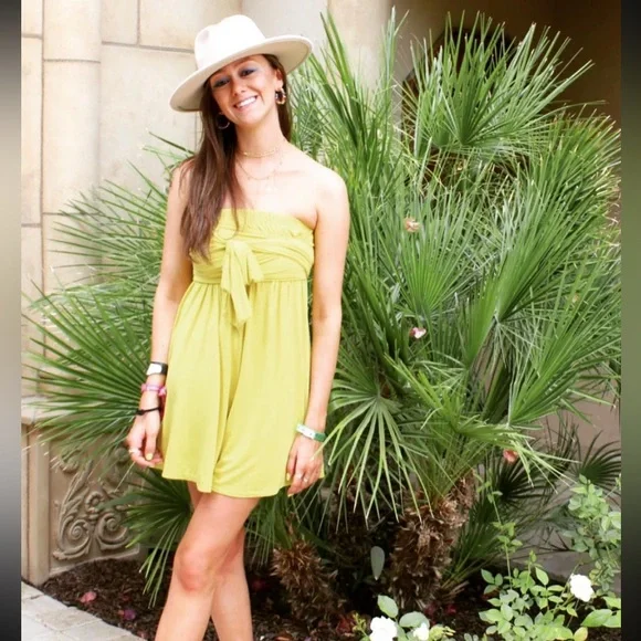 Free People Pants Jumpsuits Free People Chartreuse Beach